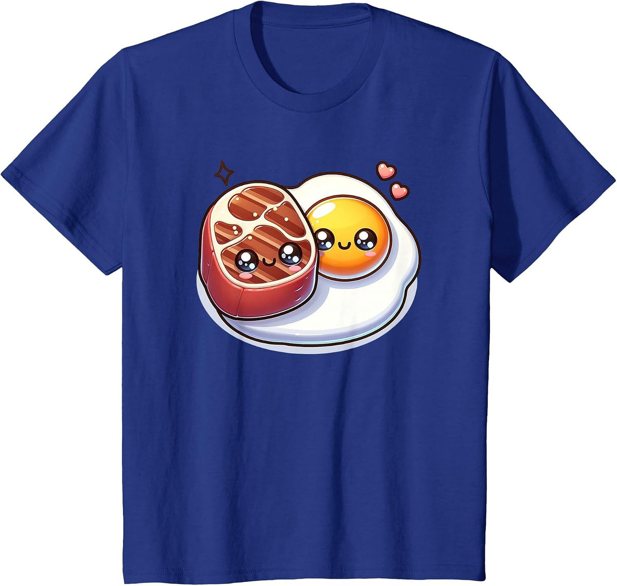 Carnivore Keto Diet Steak Egg Meat Eater Gym Fitness Workout T-Shirt - Royal Blue