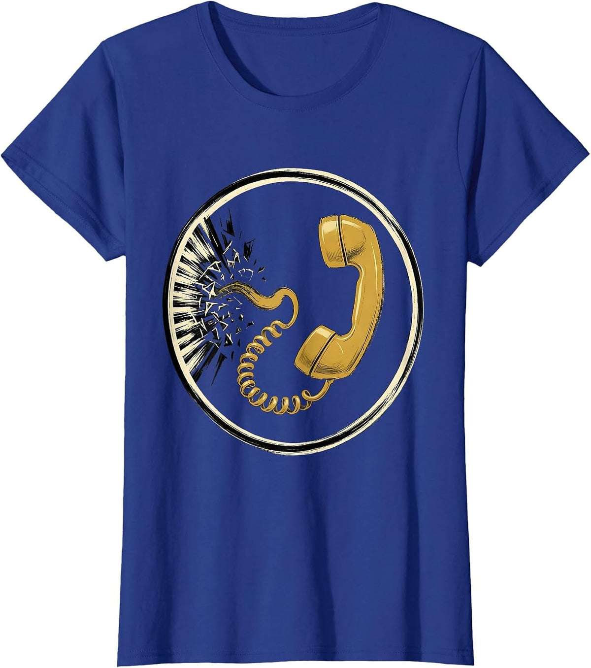 Women's Alarm Ray Dispatcher Tribute Showcard Style T-Shirt - Royal Blue