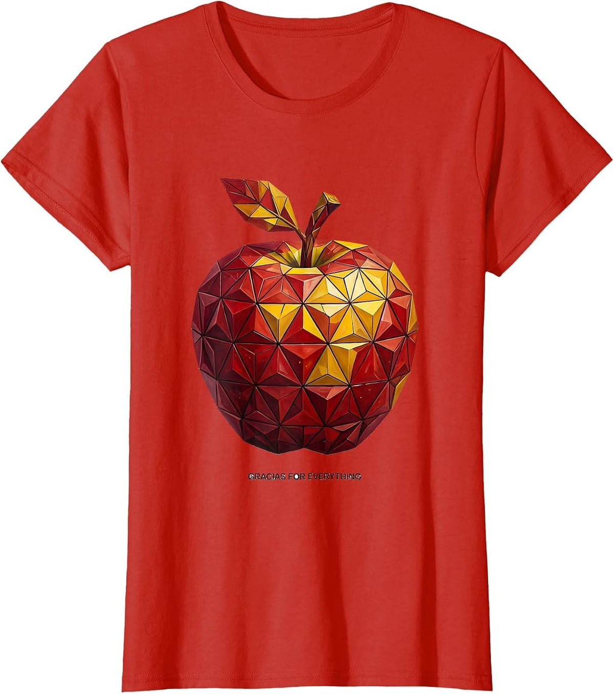 Gracias For Everything Spanish Teacher Design T-Shirt - Red