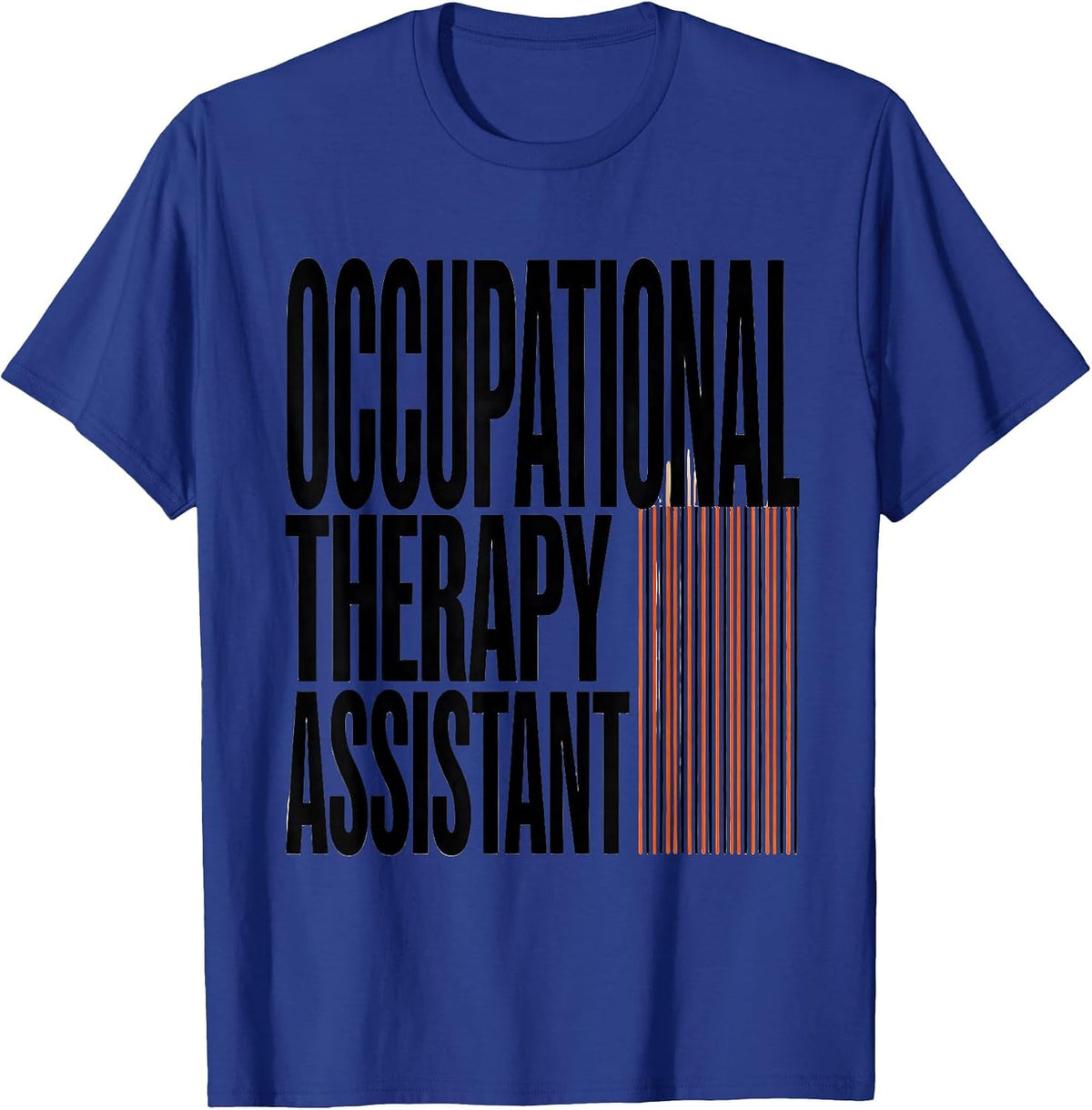 Occupational Therapy Assistant Funny OT Assistant Retro T-Shirt - Royal Blue