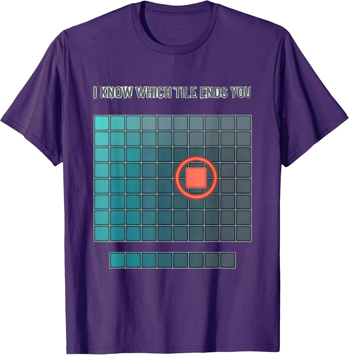 Men's I Know Which Tile Ends You Funny Periodic Table Chemistry T-Shirt - Purple