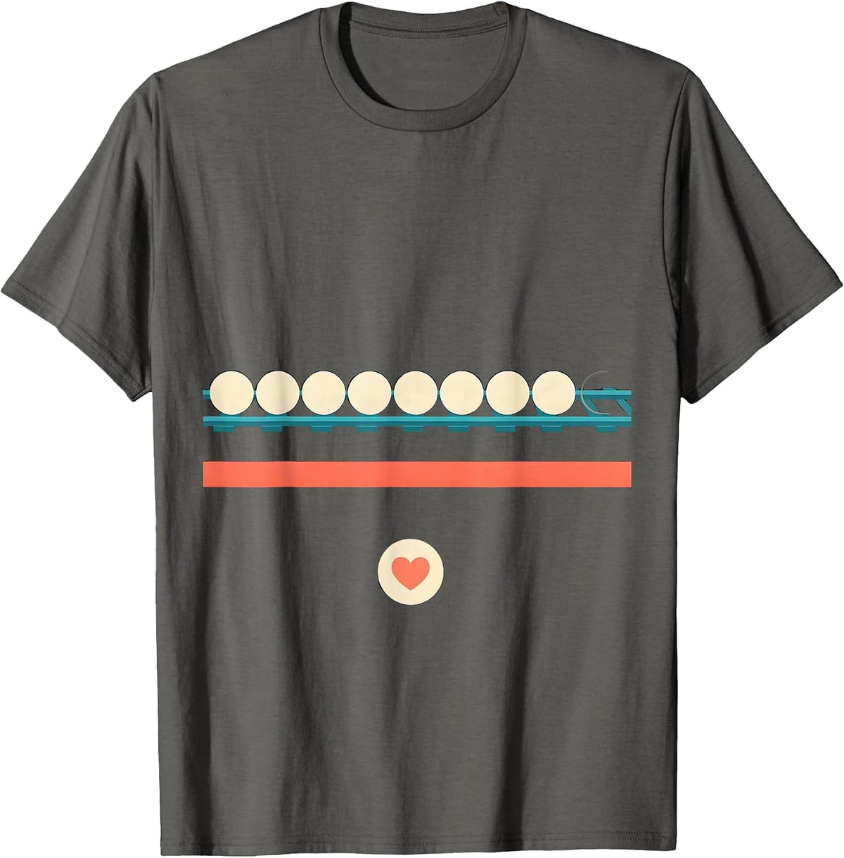 Men's Pluto Demotion Funny Space Science Astronomy Humor T-Shirt - Asphalt Grey