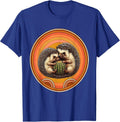 Hedgehog Hugging Cactus Funny Free Hugs Design T-Shirt - Royal Blue