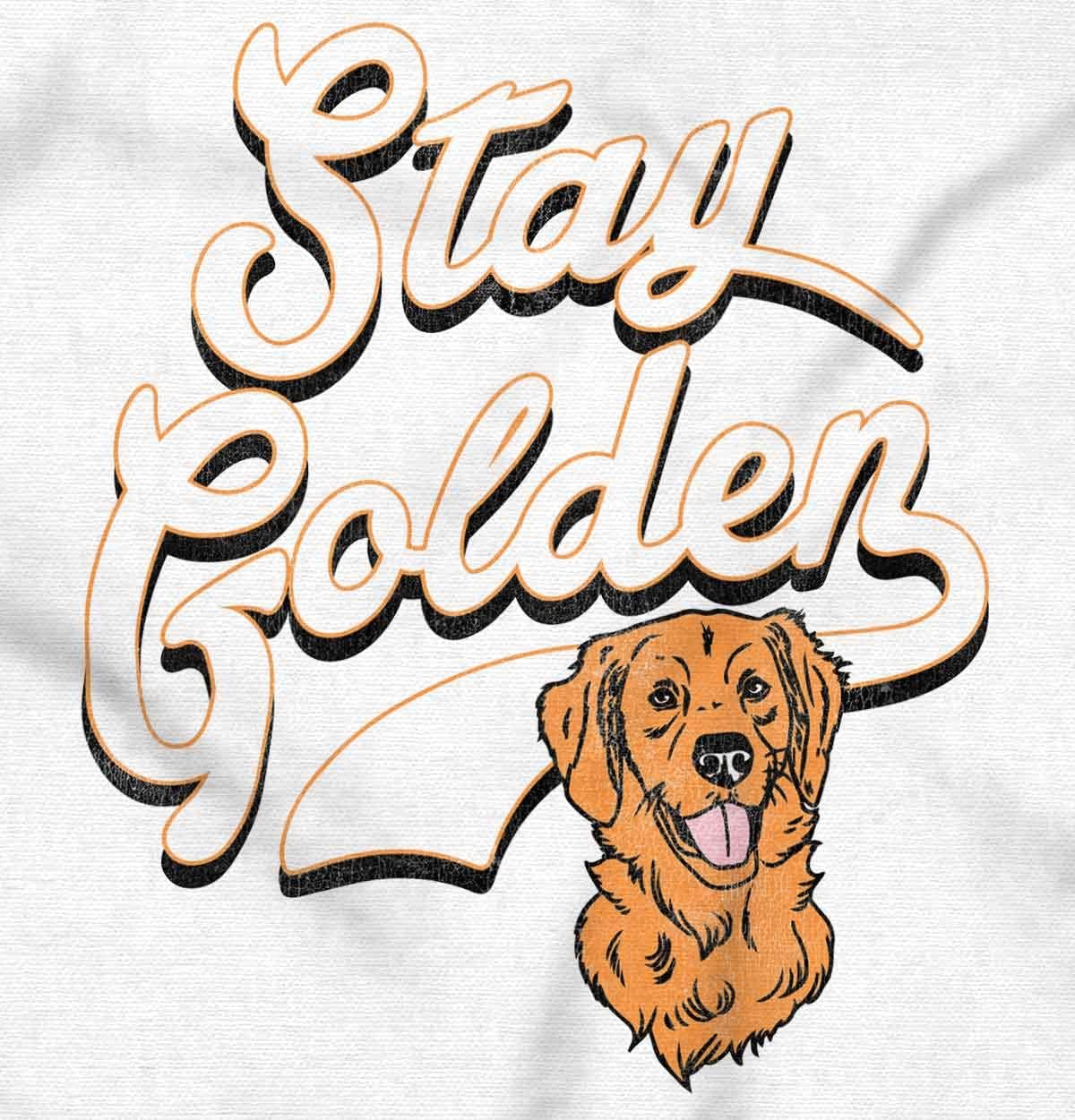 Stay Golden Doodle Cute Adorable Dog Long Sleeve Tshirt Men Women - size chart