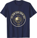 ICU New Year Crew 2027 Funny Nurse Crew New Years Eve Party T-Shirt - Navy Blue