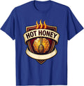 HOT HONEY Emblem Halloween Condiment Group Costume Parody T-Shirt - Royal Blue