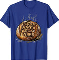 In My Sourdough Era Flour Water Salt Vibes T-Shirt - Royal Blue