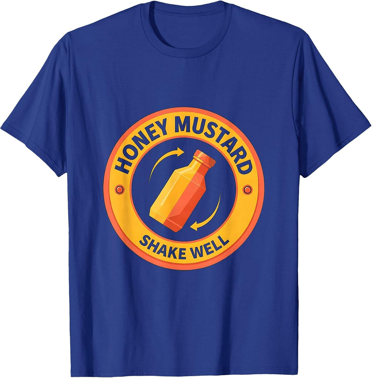 Shake Well — Honey Mustard Funny Halloween Matching Costume T-Shirt - Royal Blue