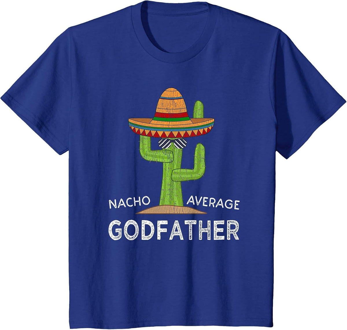 Funny Godfather Godparent Humor Saying T-Shirt - Royal Blue