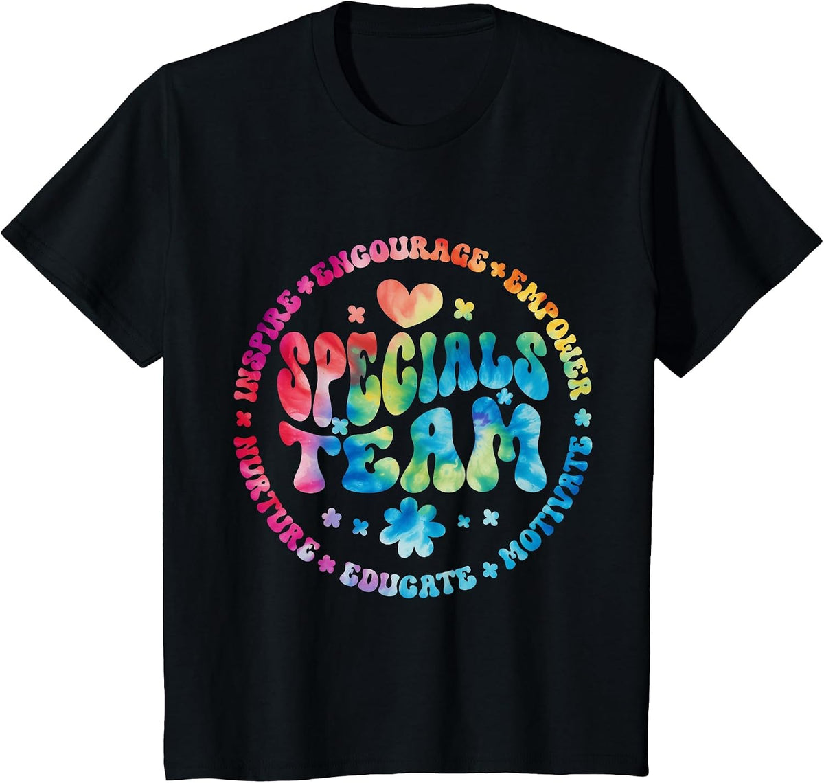 Specials Team Teacher SPED Squad Back to Primary School para T-Shirt - Black