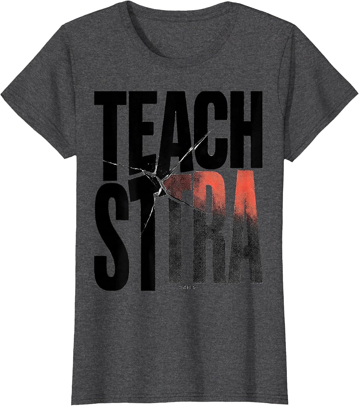 Women's Teachestra Bilingual Spanish Teacher Classroom Pride T-Shirt - Dark Heather Grey