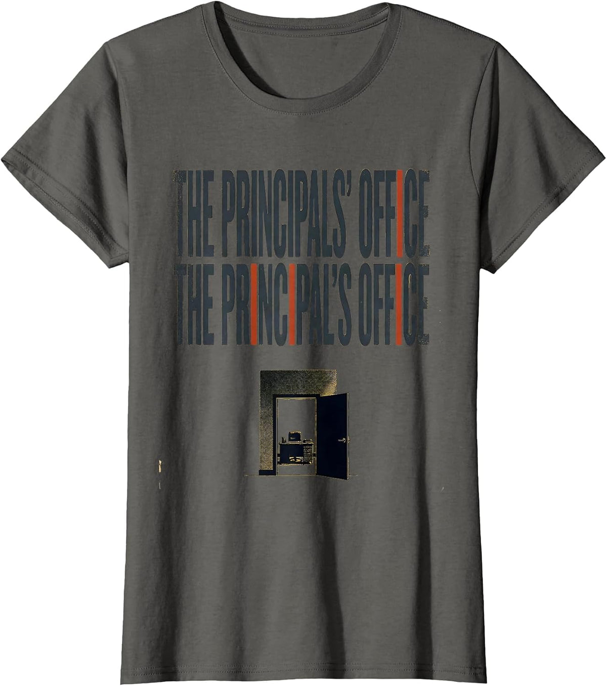 Women's The principals' office The principal's office Funny English T-Shirt - Asphalt Grey