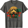 Merry Goldendoodlemas Funny Christmas Dog Breed Lover Gift T-Shirt - Asphalt Grey