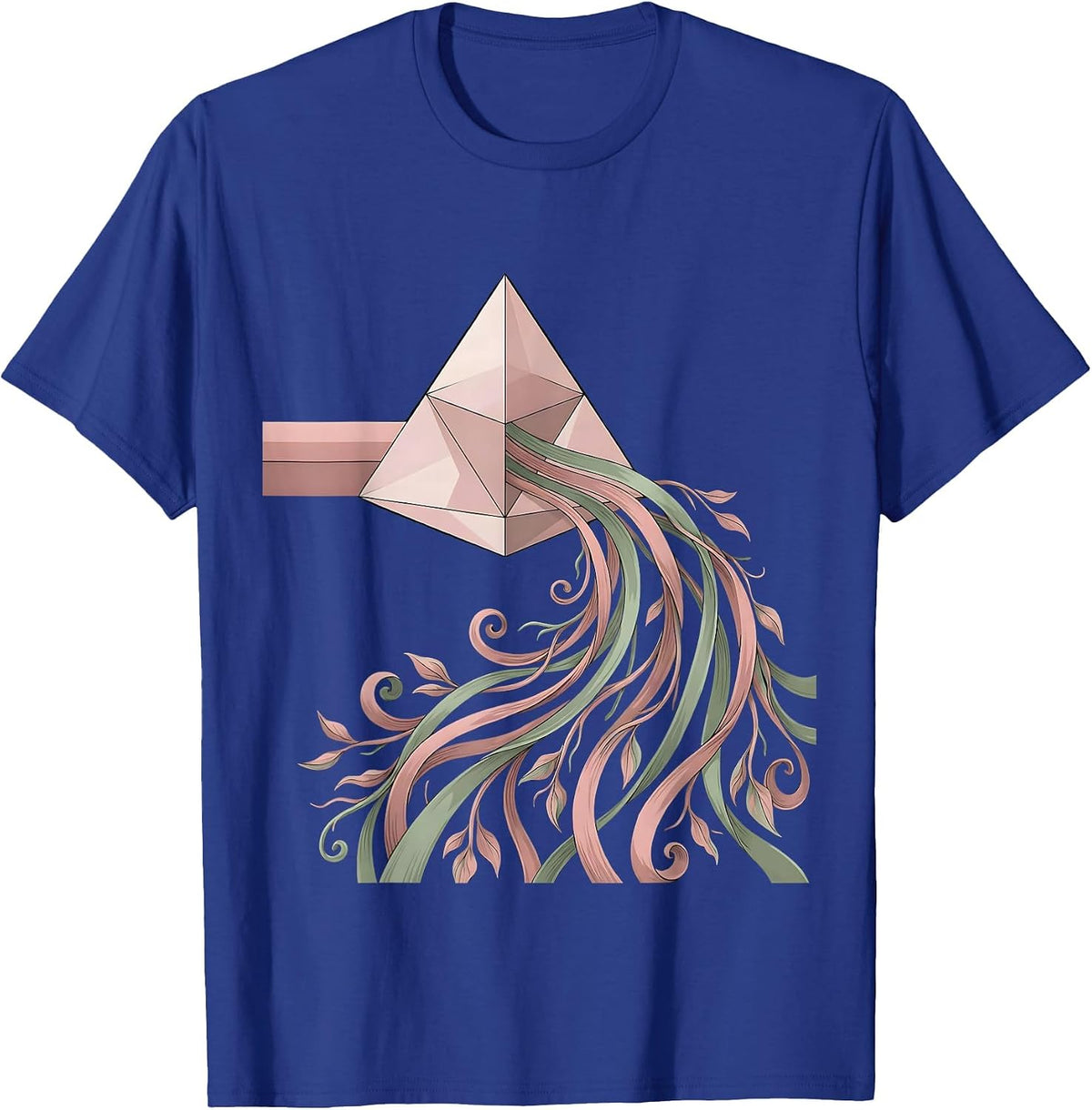Dyslexia Awareness Prism Light Spectrum Design T-Shirt - Royal Blue