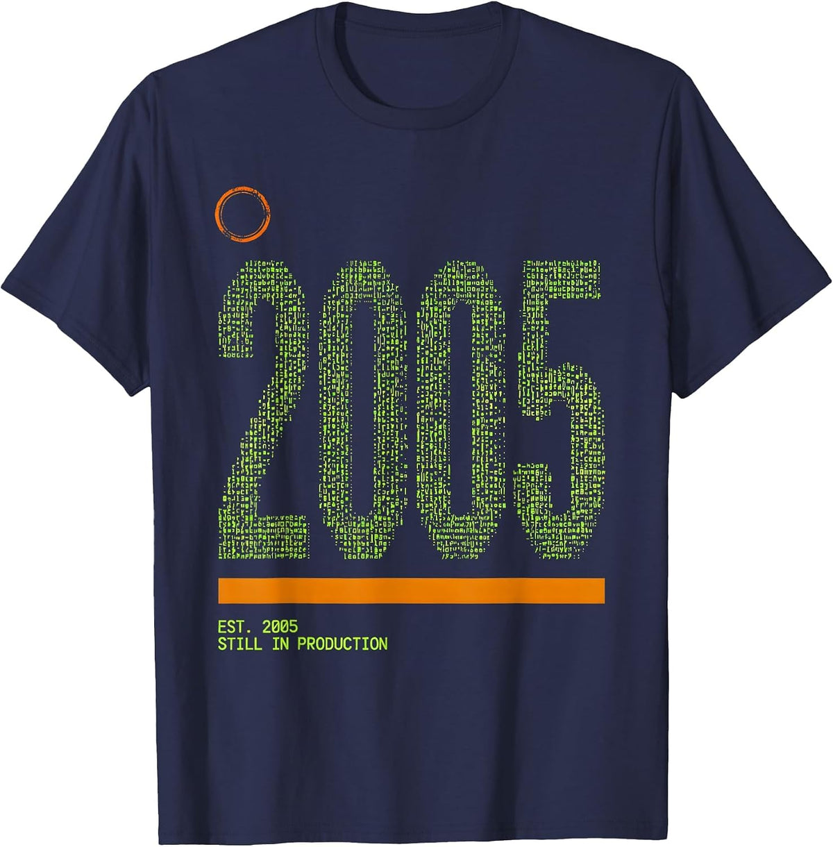 Est. 2005 Still In Production Vintage Birthday Edition T-Shirt - Navy Blue