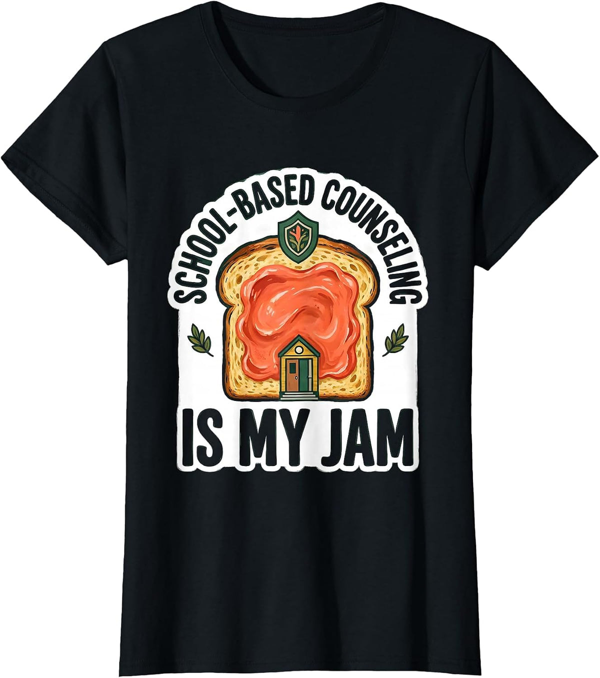 School-Based Counseling Is My Jam Funny School Counselor T-Shirt - Black