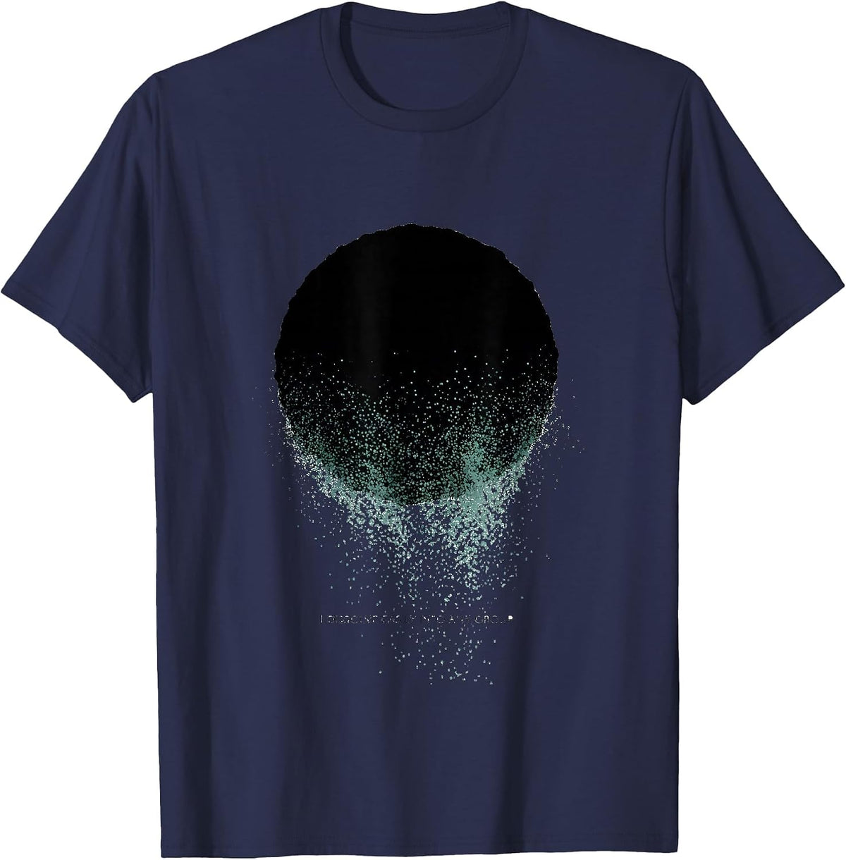 Men's I Dissolve Easily Into Any Group Funny Science Chemistry T-Shirt - Navy Blue