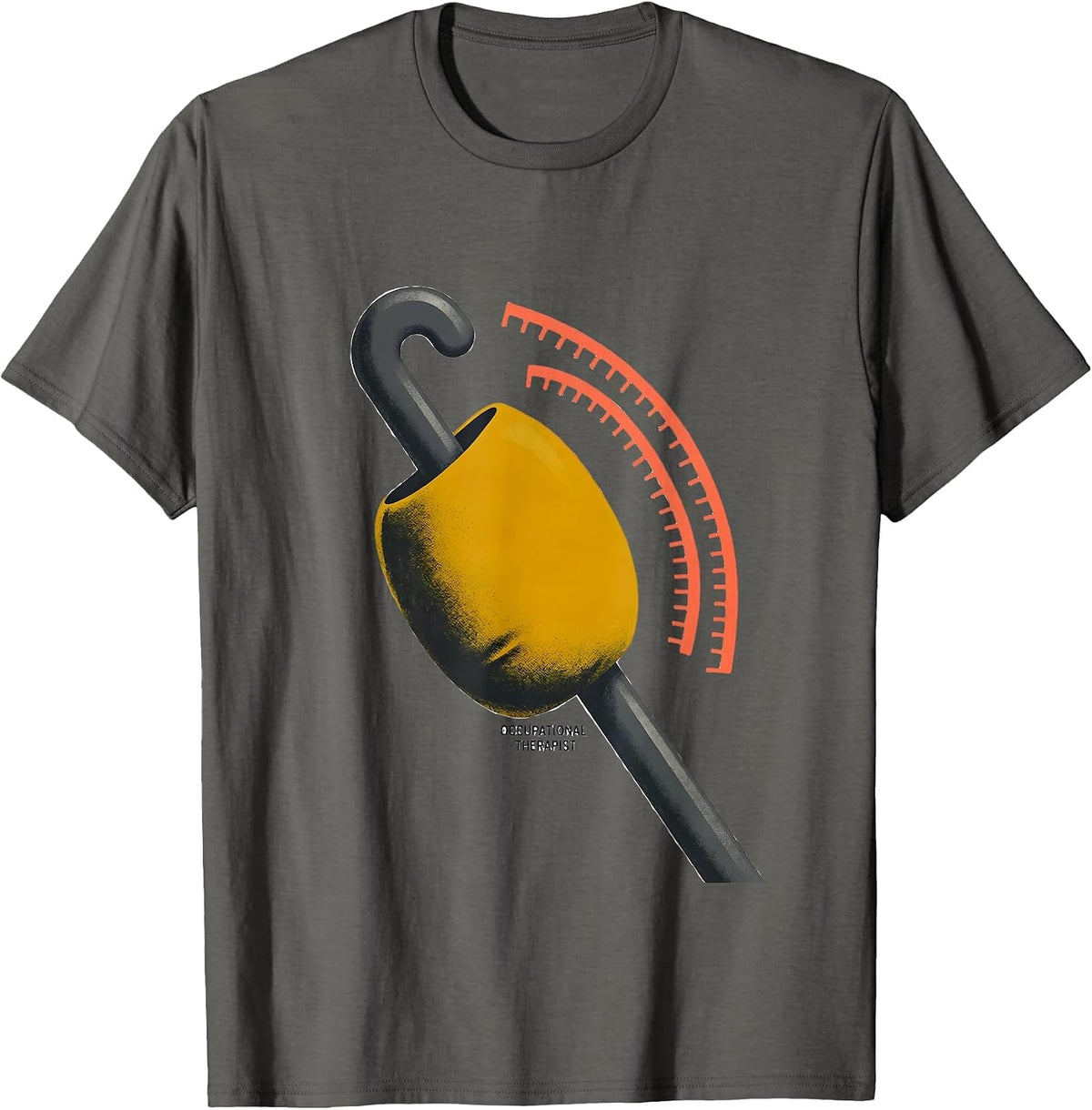 Occupational Therapist Midcentury Modern OT Month Retro T-Shirt - Asphalt Grey