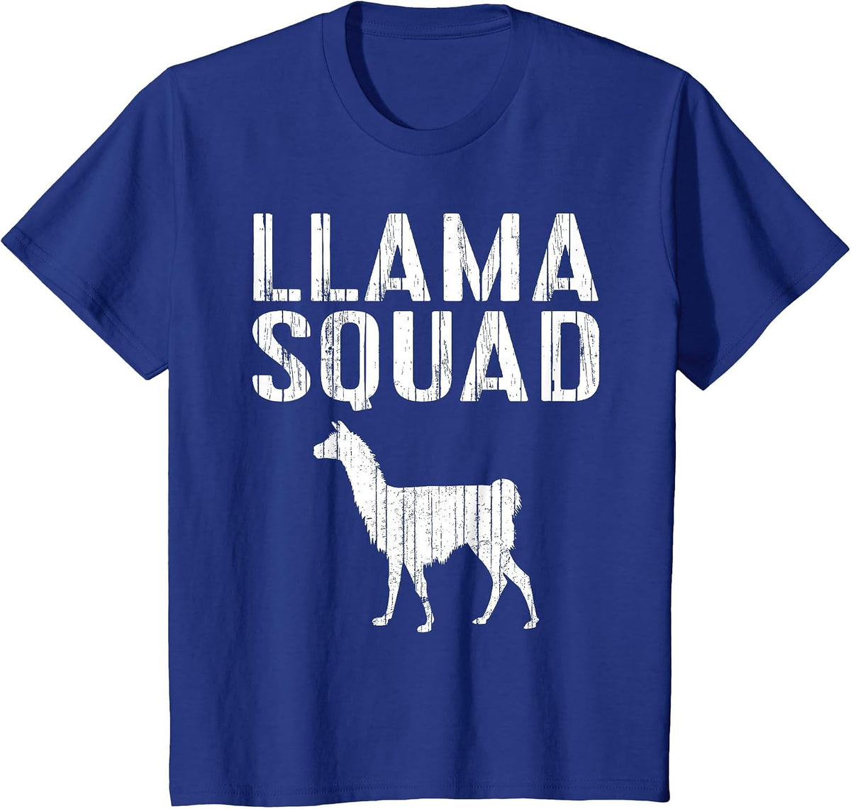Llama Squad T-Shirt Llama Lover Shirt T-Shirt - Royal Blue