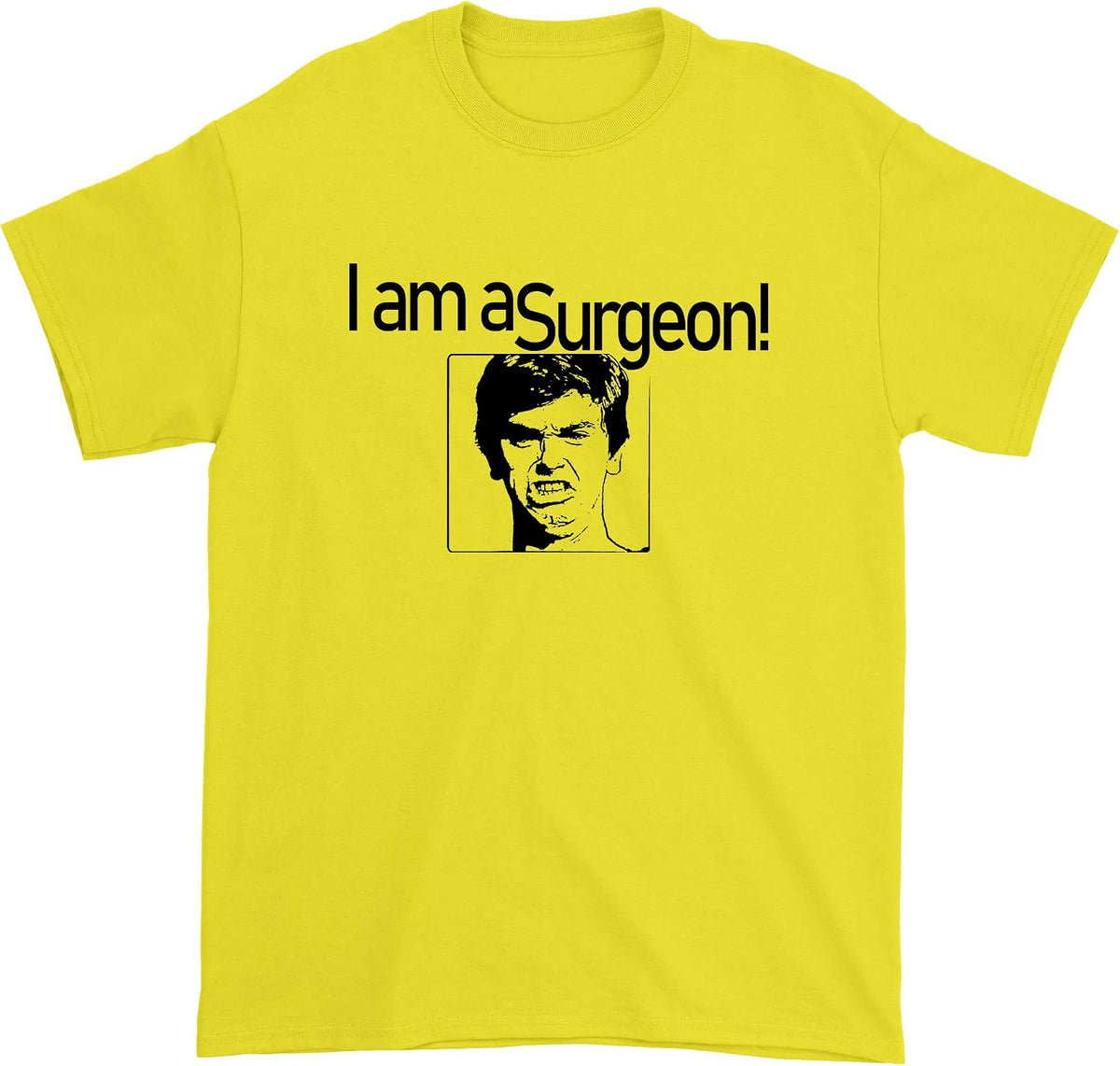FerociTees I Am A Surgeon Dr Han Mens T-Shirt - Yellow