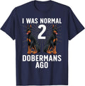 Funny Doberman Design for Men Women Doberman Pinscher Lover T-Shirt - Navy Blue