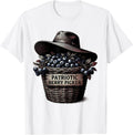 Men's Red White and Blueberries Patriotic Berry Picker T-Shirt - White