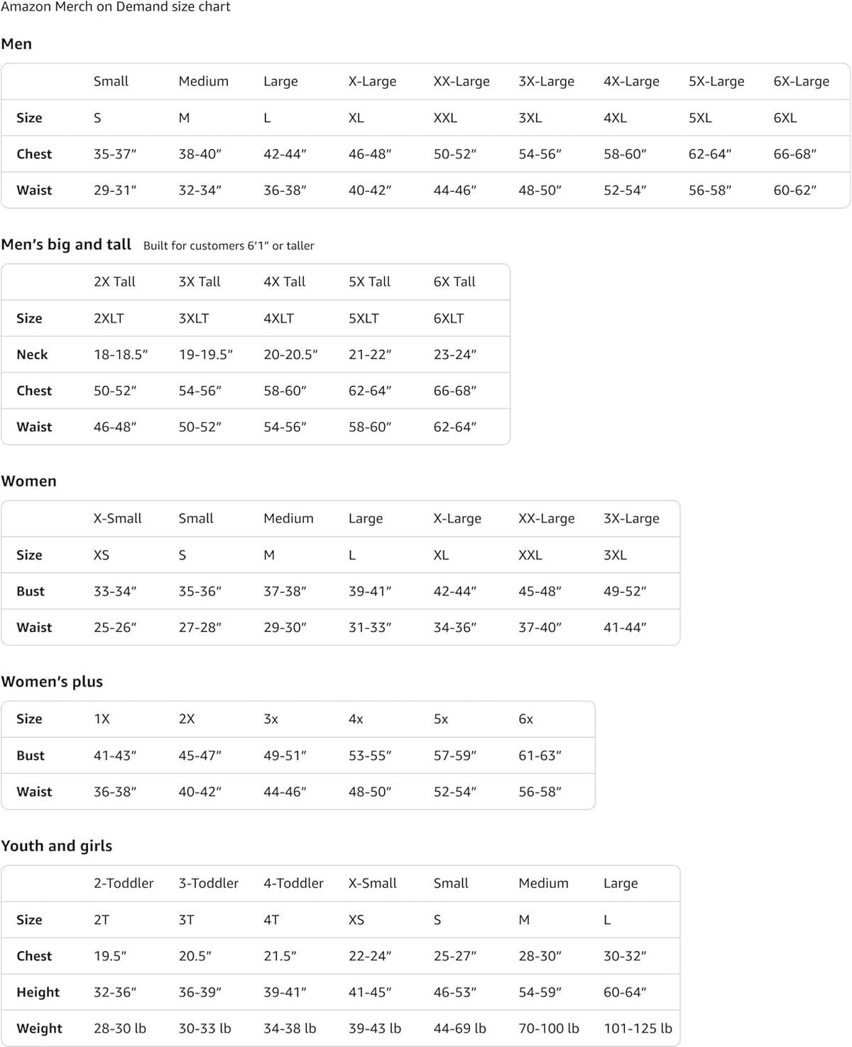 Tiger Botanical Wildlife Art T-Shirt - size chart