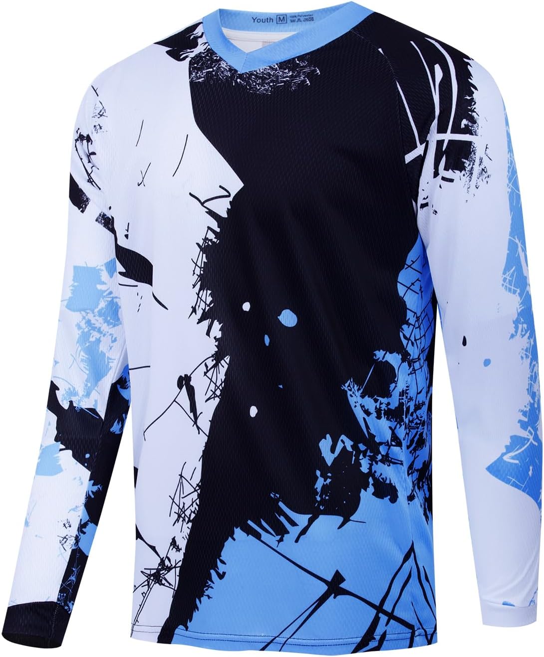 Men's Cycling Jersey Long Sleeve MTB T Shirt Mountain Bike Motorcycle - Cu9023-sb