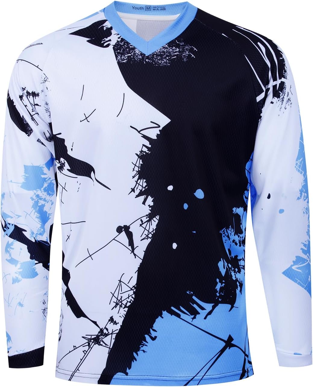 Dirt Bike Jersey Men Cycling Top Mountain Bike Motocross Long Sleeve Shirt Downhill Top Clothing - 256