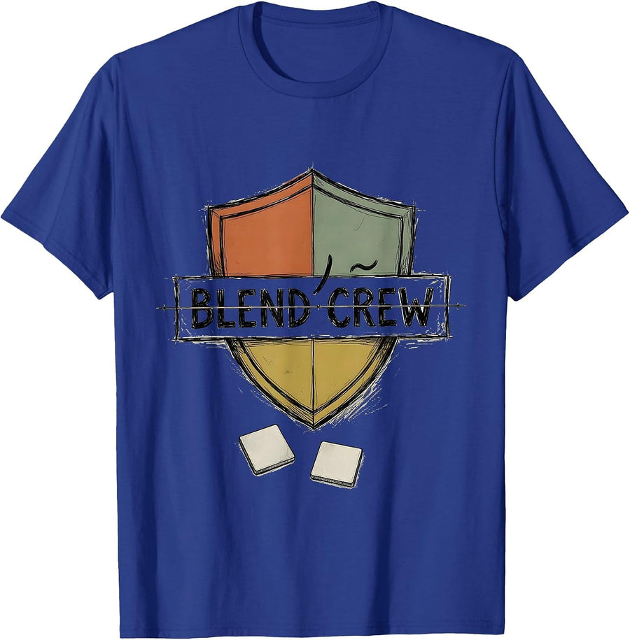 Blend Crew Dyslexia Teacher Crew Dyslexia Specialist Humor T-Shirt - Royal Blue