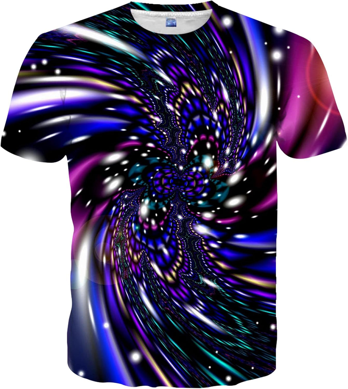 Neemanndy 3D Graphic Colorful T-Shirts Short Sleeve Crew Neck Print Tee for Men Women and Youngs - Style12