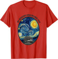 Men's My Hedgehog Gogh Belongs Here Whimsical Animal Lover Pop T-Shirt - Red