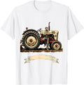 Men's Farm Tractor Farmer Rural Pride Patriotic T-Shirt - White