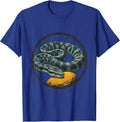 Honey Ball Python Danger Retro Vintage Snake Lover Humor T-Shirt - Royal Blue