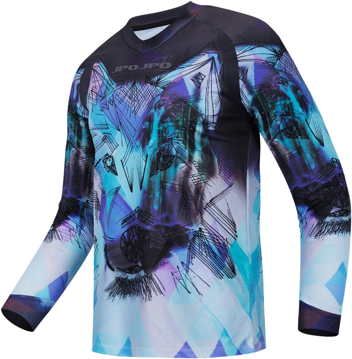 Hotlion Cycling Jersey Men Long Sleeve MTB Motocross Shirt Off-Road Racewear - B8cd9545