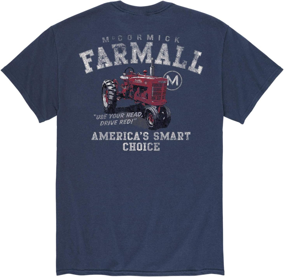 Country Casuals Farmall Smart Choice - Men's Short Sleeve Graphic T-Shirt - Navy