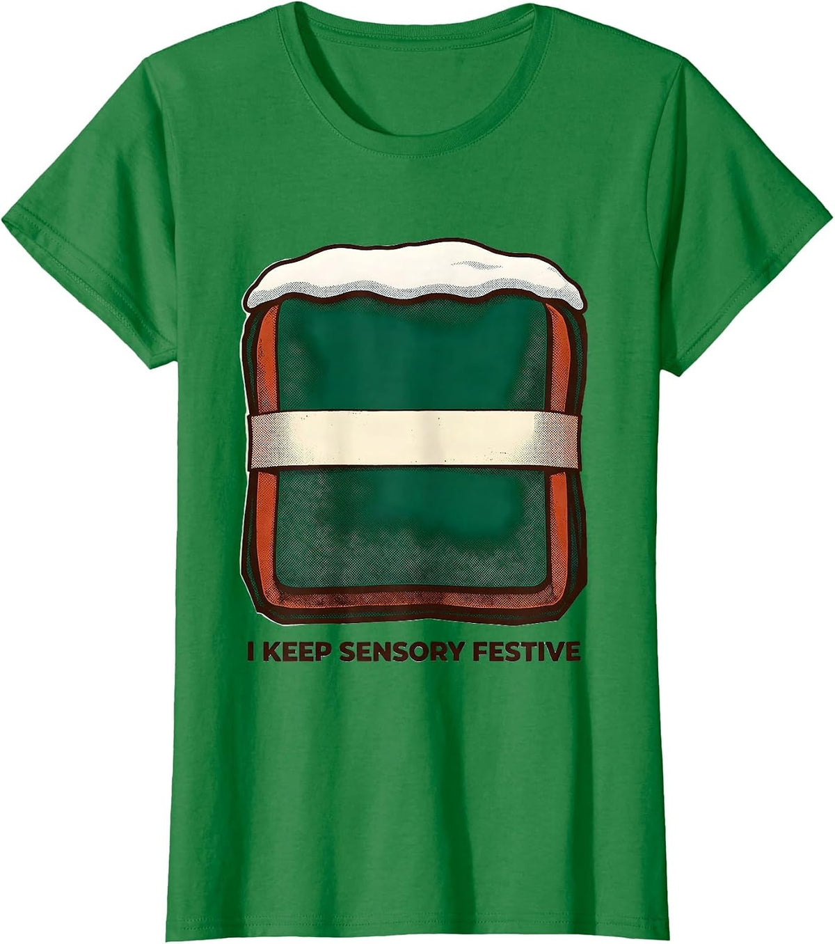 I Keep Sensory Festive Occupational Therapist Christmas T-Shirt - Kelly Green