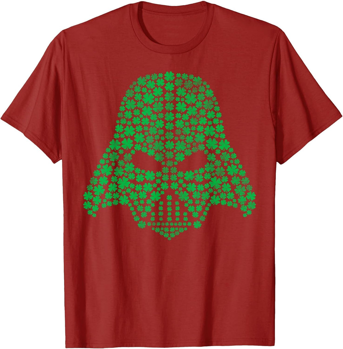 Star Wars Darth Vader Clover Saint Patrick's Graphic T-Shirt T-Shirt - Cranberry Red