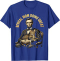 Bengal Mom Doing Great Cat Lover Design T-Shirt - Royal Blue