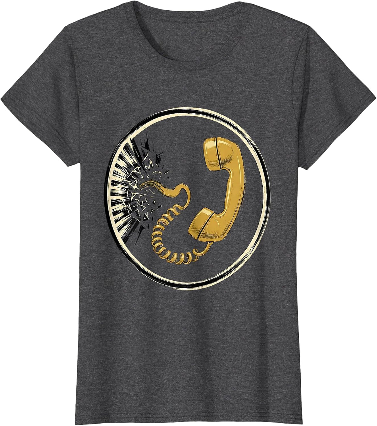 Women's Alarm Ray Dispatcher Tribute Showcard Style T-Shirt - Dark Heather Grey