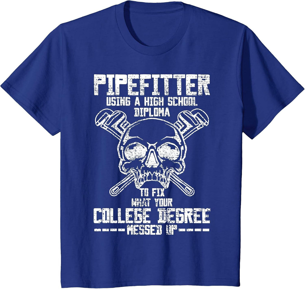 Pipefitter T-Shirt - Royal Blue