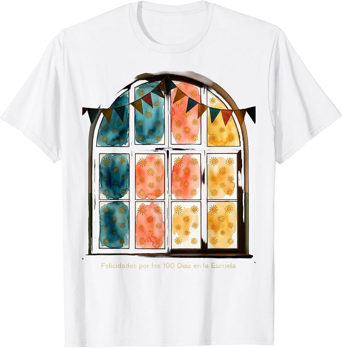 Men's Felicidades por los 100 Días en la Escuela Spanish Teacher T-Shirt - White
