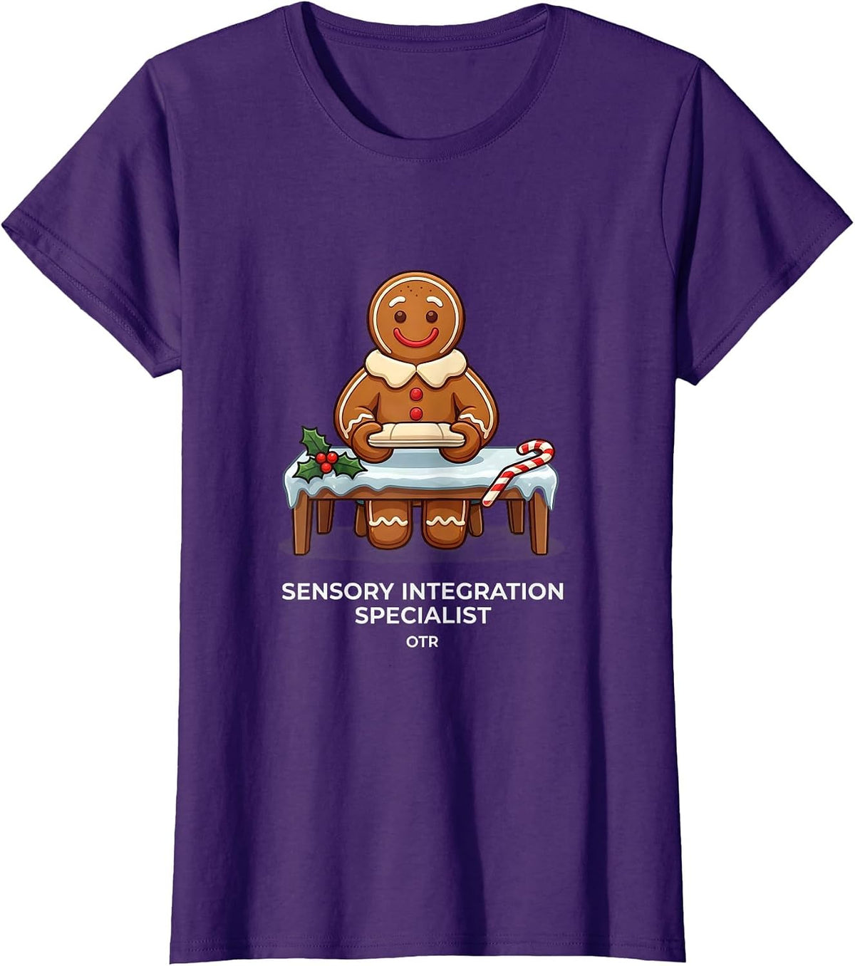 Sensory Integration Specialist OTR Occupational Therapist T-Shirt - Purple