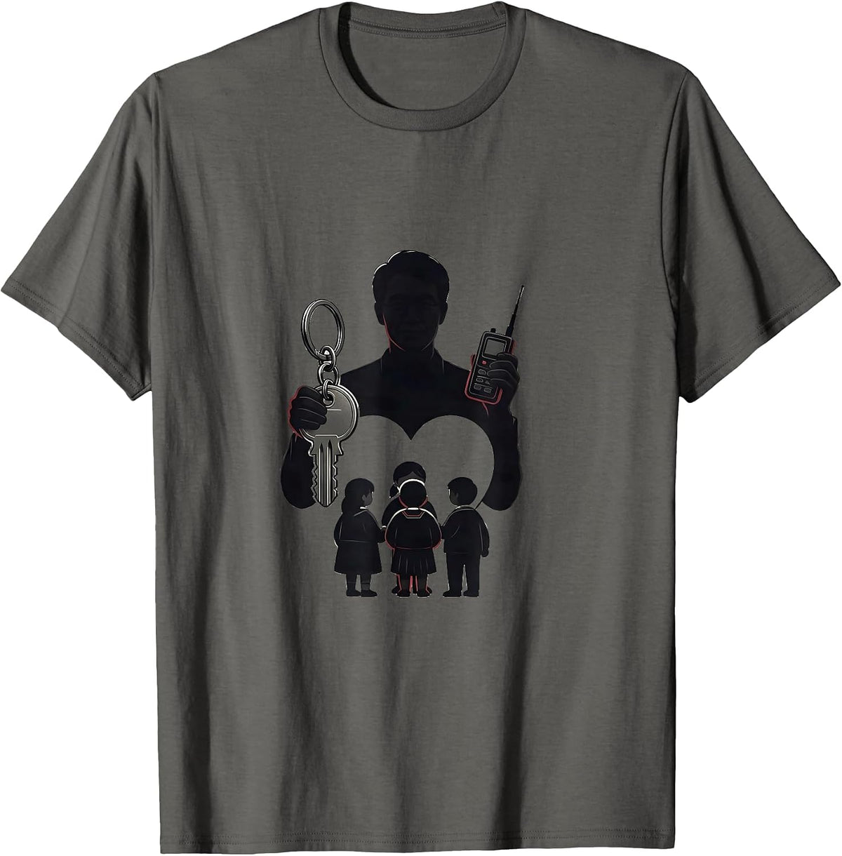Principal Leader Minimalist Appreciation Gift T-Shirt - Asphalt Grey