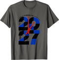 Cheers To 2027 Bauhaus Modernist New Year Party Novelty T-Shirt - Asphalt Grey