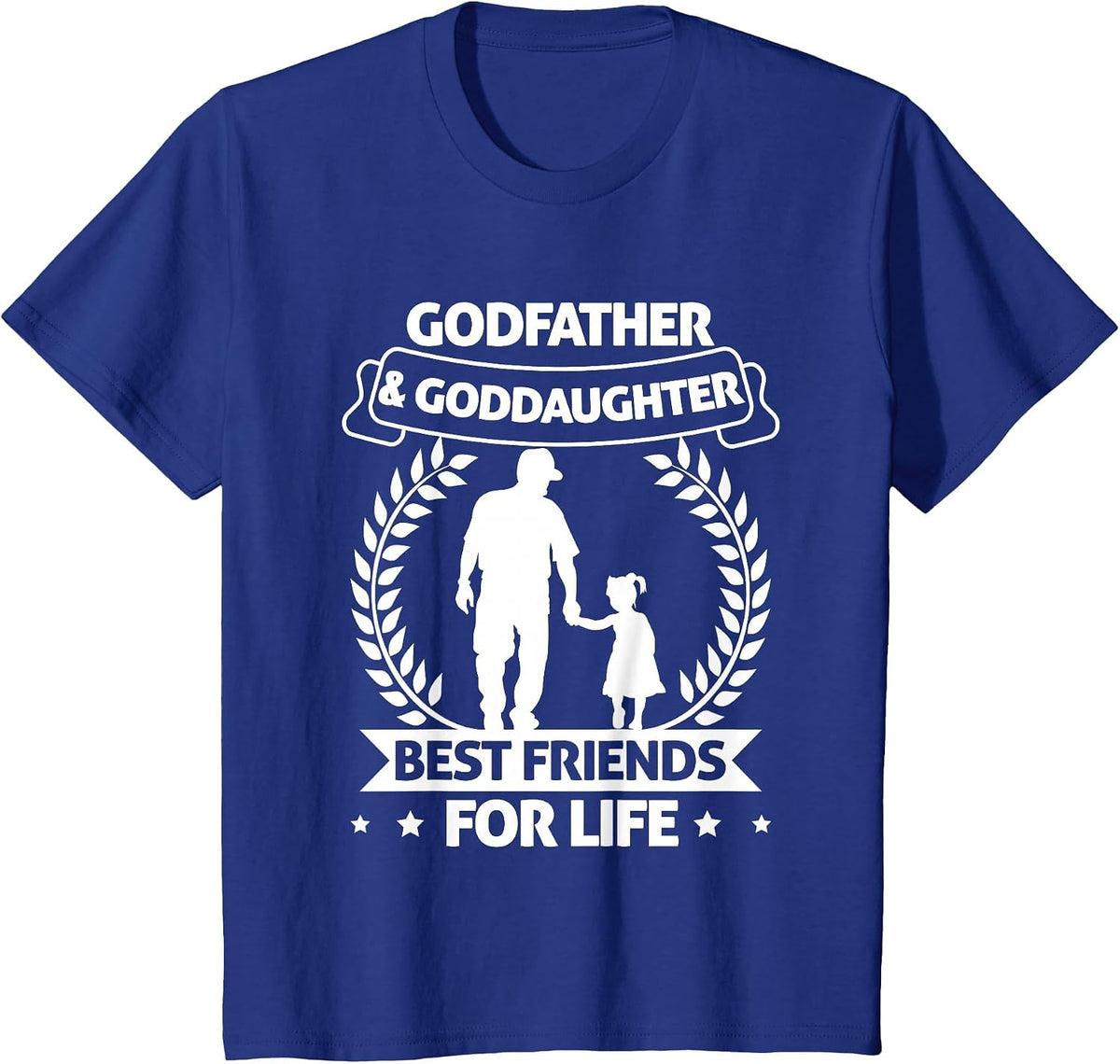 Godfather and Goddaughter Matching Best Friends T-Shirt - Royal Blue