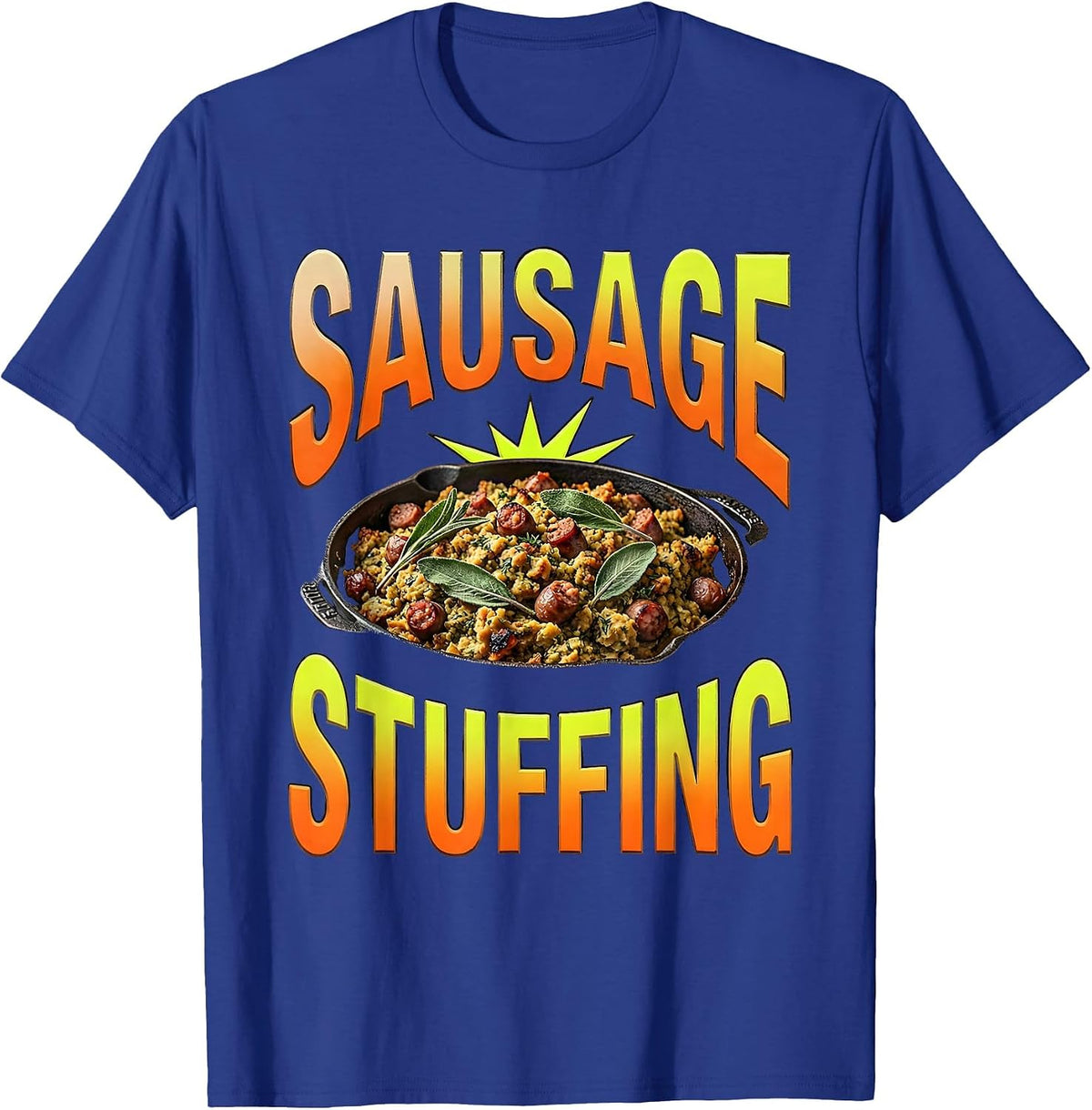 Sausage Stuffing Bootleg 90's Rap Rock Vintage Funny T-Shirt - Royal Blue