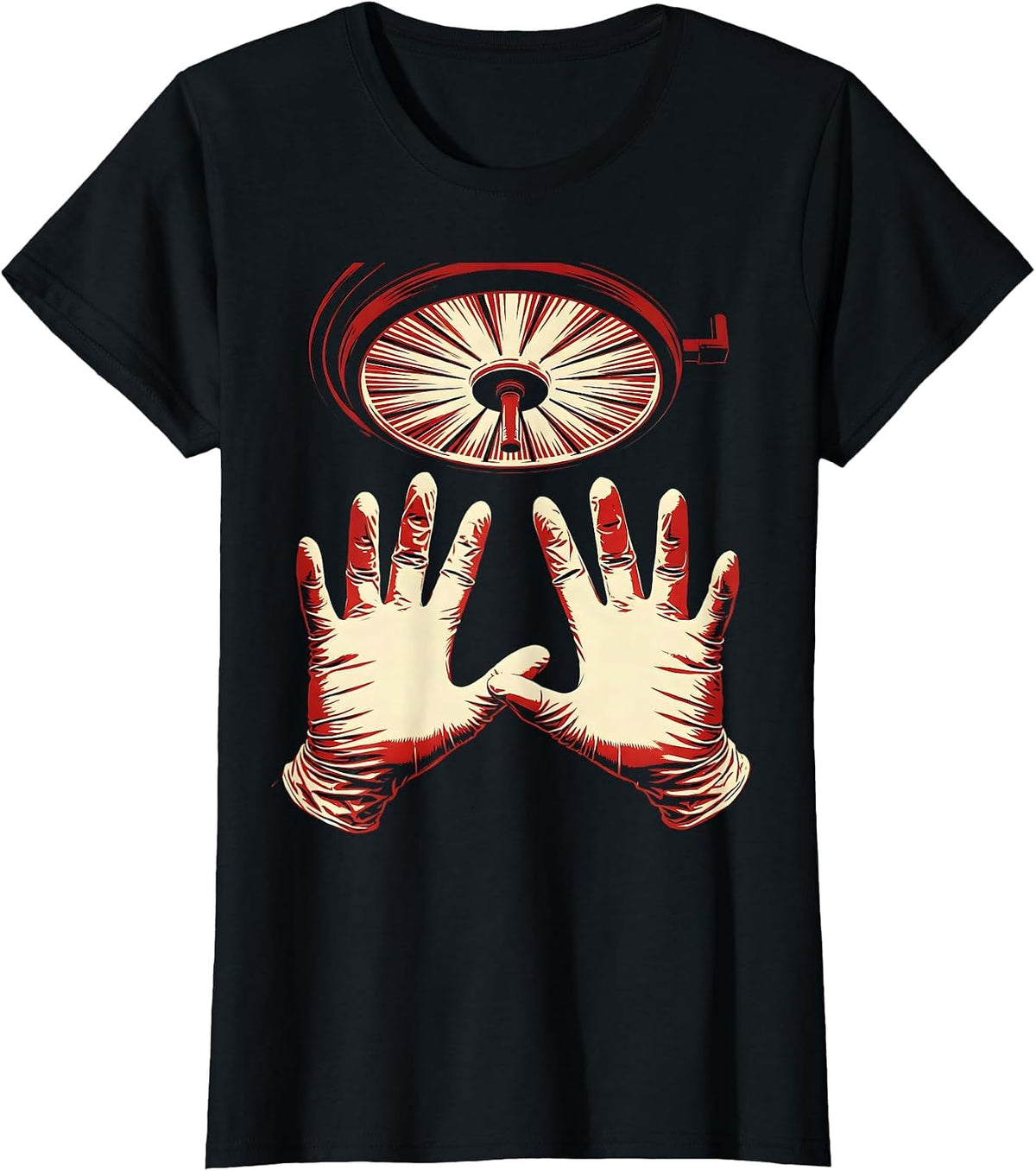 Emergency Department Surgeon OR Graphic Tee T-Shirt - Black