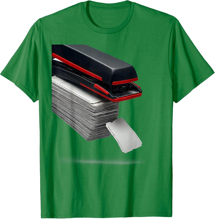 Men's Clipper Ticket Stub Barber Gift Humor T-Shirt - Kelly Green