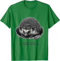 Men's I'd Rather Be With My Hedgehog Than People Funny Pet Lover T-Shirt - Kelly Green
